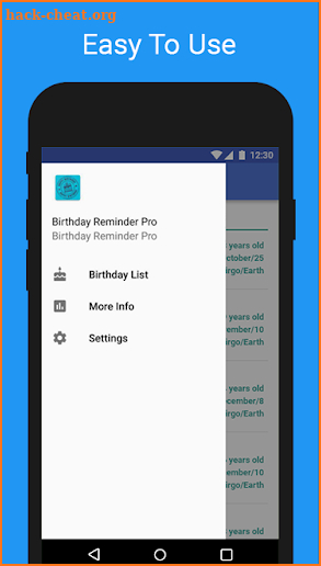 Birthday Reminder Pro screenshot