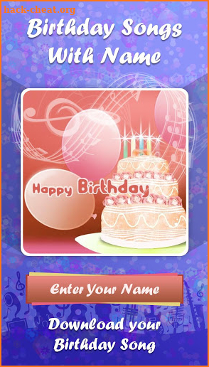 Birthday Song With Name, Birthday Wishes Maker screenshot