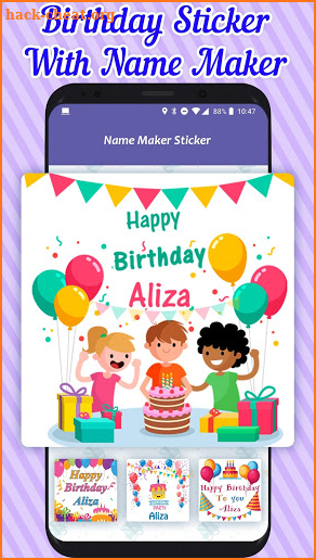 Birthday Stickers For WAStickerApps screenshot