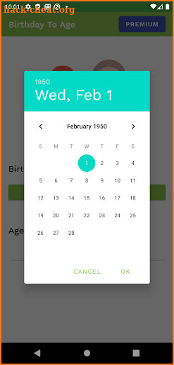 Birthday To Age screenshot