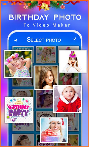 Birthday Video Maker with Song – Musical Slideshow screenshot