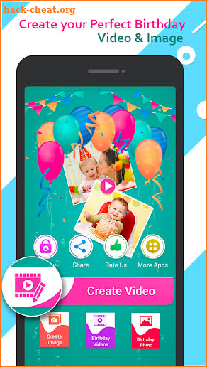 Birthday Video Maker with Song, Name & Music 2020 screenshot