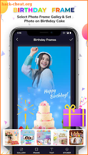 Birthday Wishes - Make Birthday Special With Cake screenshot