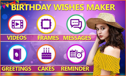 Birthday Wishes Maker : Frames, Greetings & Videos screenshot