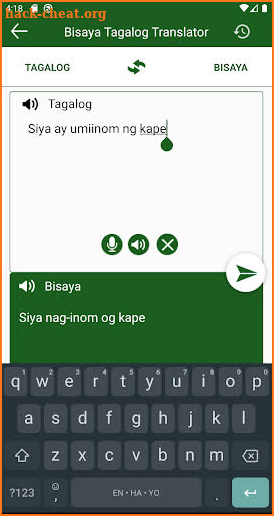 Bisaya Tagalog Translator screenshot