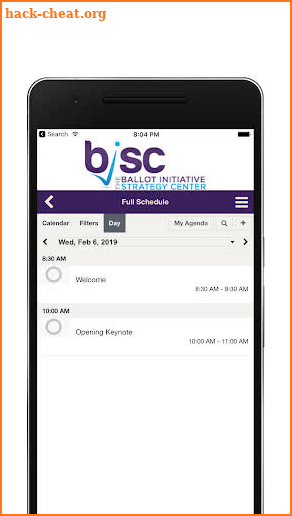 BISC Road Ahead 2019 screenshot