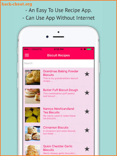 Biscuit Recipes - Offline Easy Biscuit Recipe screenshot