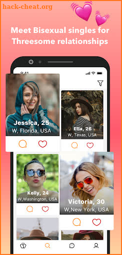 Bisexual Dating App for Threesome & Bi singles screenshot