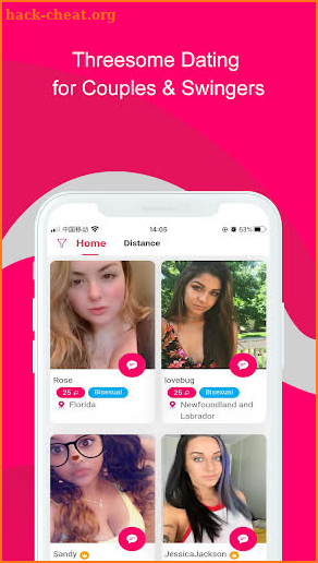 Bisexual Dating App for Threesome,Couples,Singles screenshot