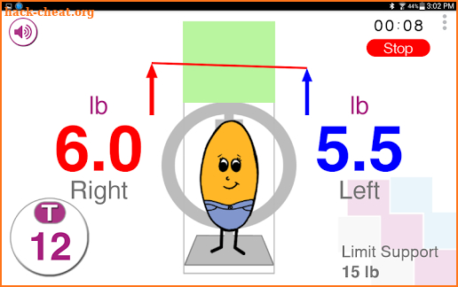 BiSym Scale for LiteGait screenshot