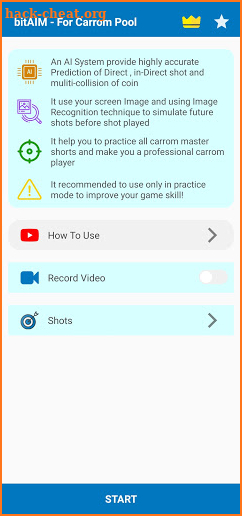 bitAIM - AI Aim assistance for carrom pool screenshot