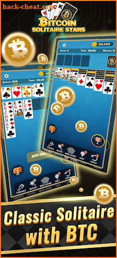 Bitcoin Solitaire Stars screenshot