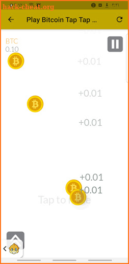 BITCOIN TAP TAP MINE screenshot