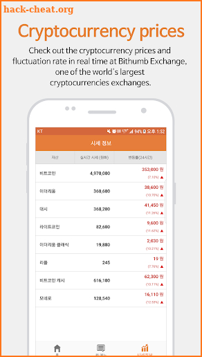 Bithumb screenshot