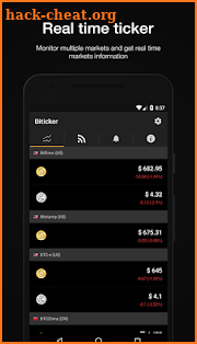 Biticker - Bitcoin Price screenshot