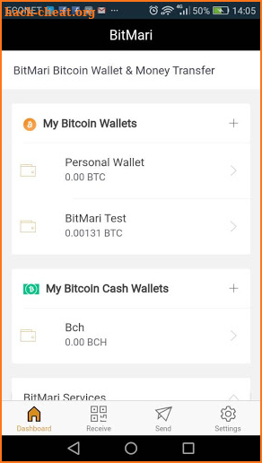 BitMari : Bitcoin Wallet and Money Transfer screenshot