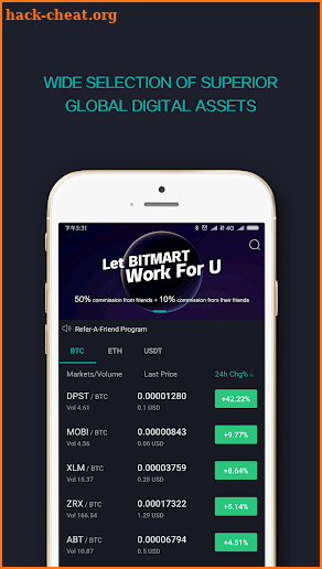 BitMart - Cryptocurrency Exchange screenshot