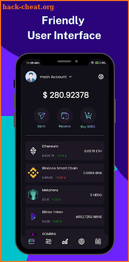 Bitrise - Crypto Wallet screenshot