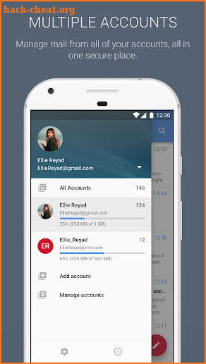 Bizmail - Business email screenshot