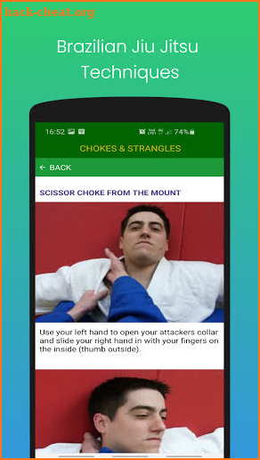 BJJ training: Brazilian Jiu Jitsu Techniques screenshot