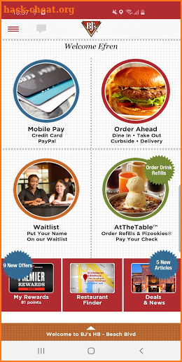 BJ’s Mobile App screenshot