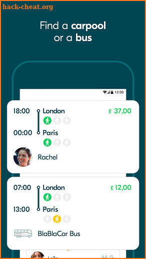 BlaBlaCar: Carpooling and Bus screenshot