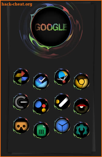 Black Army Omni - Icon Pack - Fresh dashboard screenshot