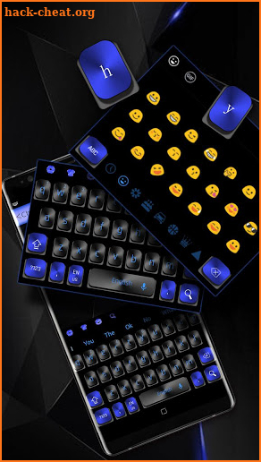 Black Blue Keyboard screenshot