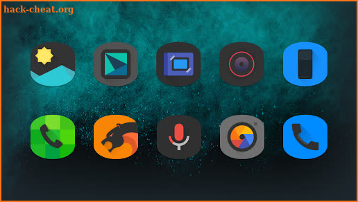 Black Cylinder Icon Pack screenshot