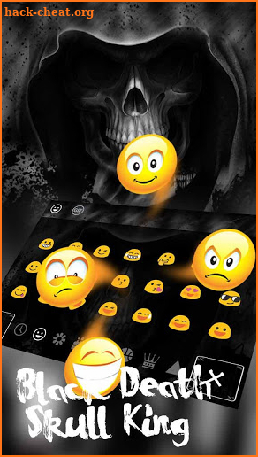 Black Death Skull King Keyboard screenshot