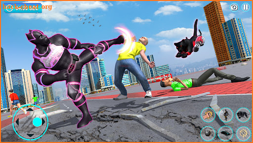 Black Flying Panther SuperHero screenshot