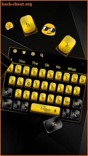 Black Gold Keyboard screenshot