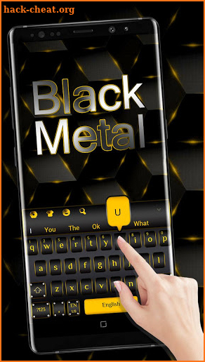 Black Gold Metal Keyboard screenshot