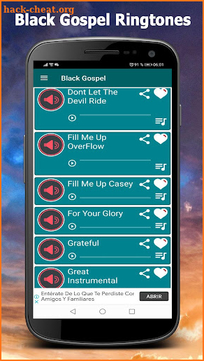 Black Gospel Ringtones screenshot