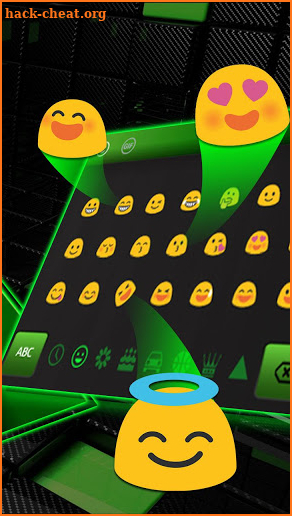 Black Green Tech keyboard screenshot