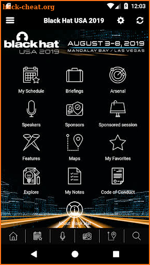 Black Hat Events screenshot