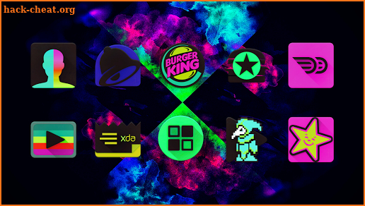 Black Light Icon Pack screenshot