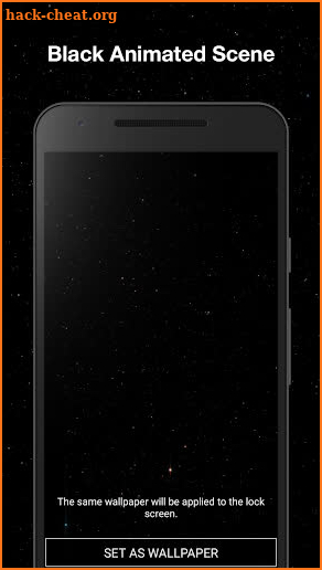 Black Live Wallpaper screenshot