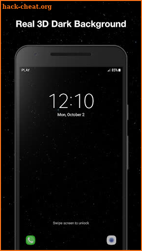 Black Live Wallpaper screenshot