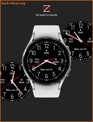 Black Max Analogue Watch Face screenshot