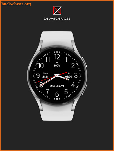 Black Max Analogue Watch Face screenshot