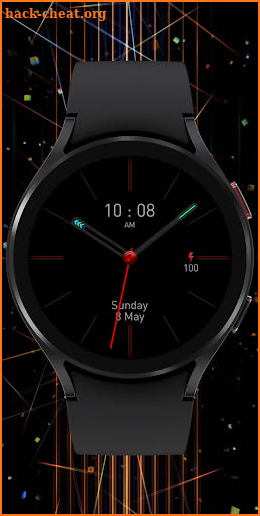 Black Minimal Watchface screenshot