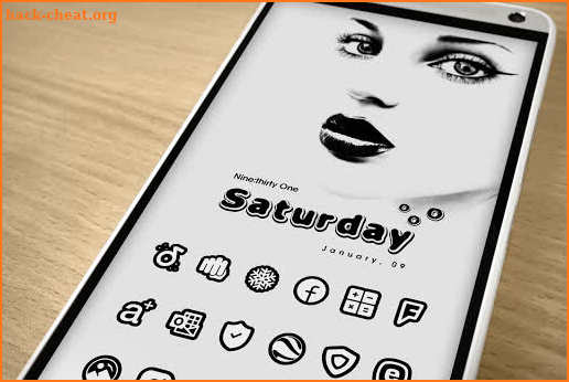 Black n White - Icon Pack screenshot