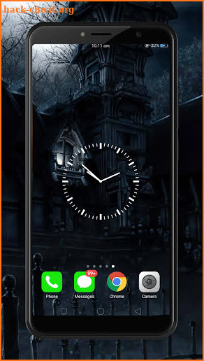 Black Night Clock & Dark Wallpapers HD 4K screenshot