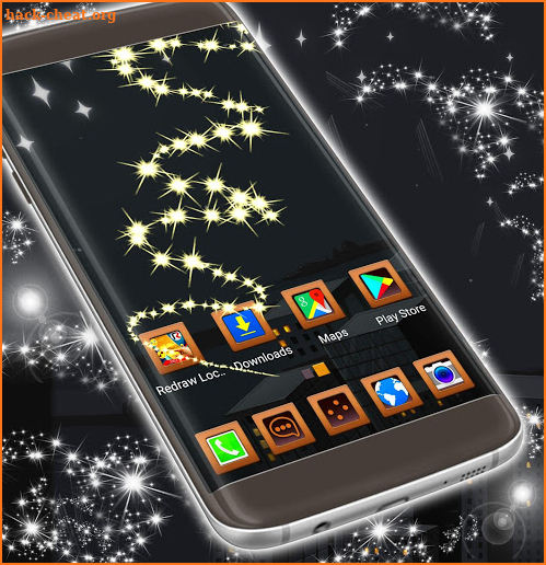 Black Night Launcher Theme screenshot