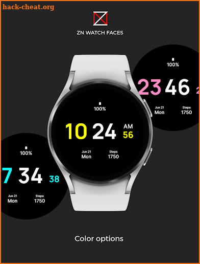 Black One Watch Face screenshot