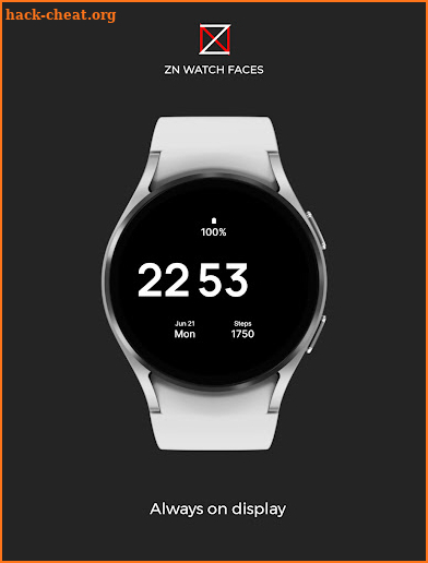 Black One Watch Face screenshot