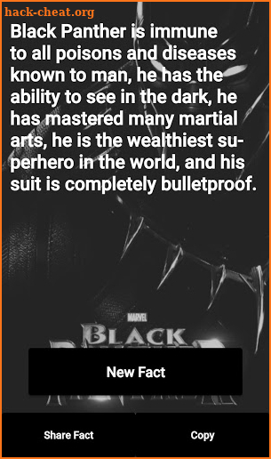 Black Panther Facts Free screenshot