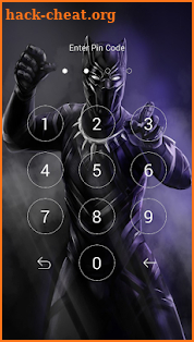 black panther lock wallpaper screenshot