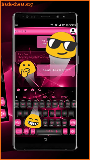 Black Pink Keyboard screenshot